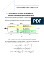 Chapitre 2 Transistors Bipolaires Et App