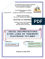 calcul des protection d'une ligne 225 kV