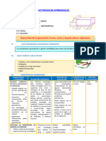 D2 A1 SESION MAT. Elementos de La Geometría Punto, Recta y Ángulo, Plano, Segmento.