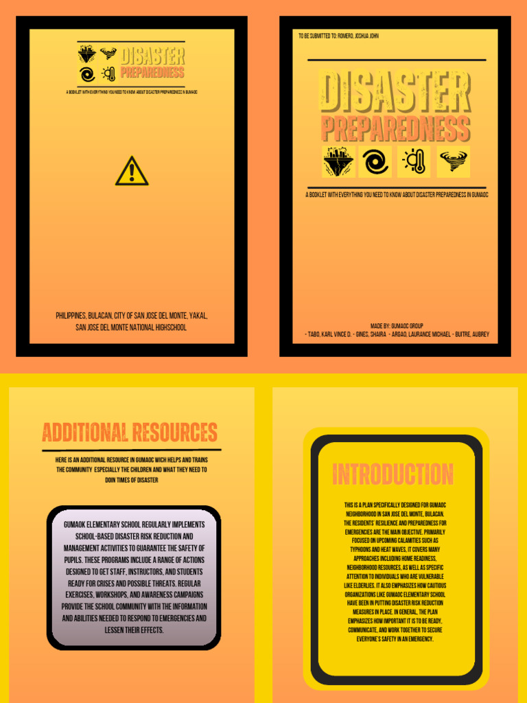 Gumaoc Disaster Preparedness Guide | PDF | Emergency Management | Emergency