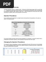 Microsoft Formulas 2 of 5