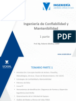 Ing. de Confiabilidad y Mantenibilidad Parte 1