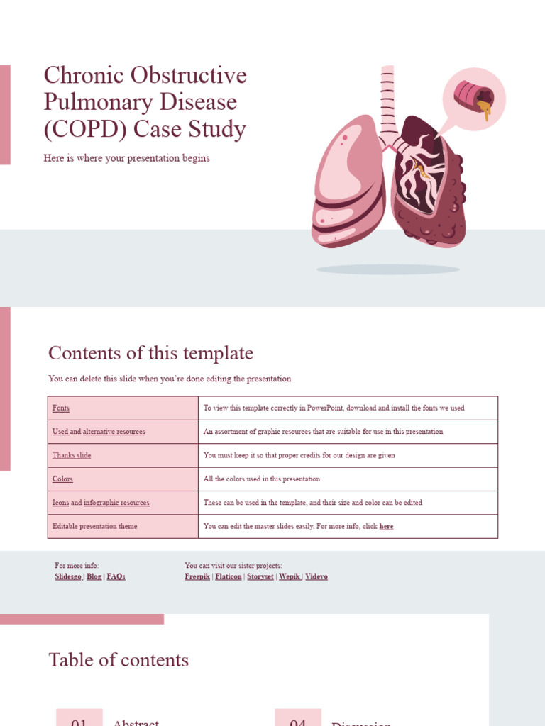 COPD Case Study Analysis and Insights | PDF | Medical Diagnosis | Medicine