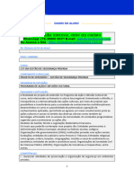 Relatório Final - Projeto de Extensão i – Cst Em Gestão de Segurança Privada - Programa de Ação e Difusão Cultural