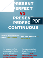Present Perfect Vs Present Perfect Continuous
