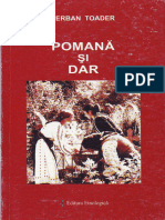 Toader Şerban, Pomană şi dar [2007]