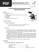 Protocolo Padrão de Técnicas Histológicas Animal LAMEB 2017 1