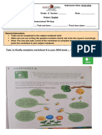 April WK 4 GR II English HW