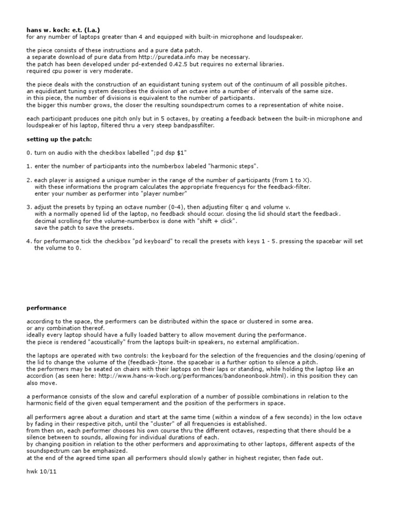 Et Score | PDF