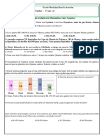 Atividade de Matemática 5 Ano - Paralela