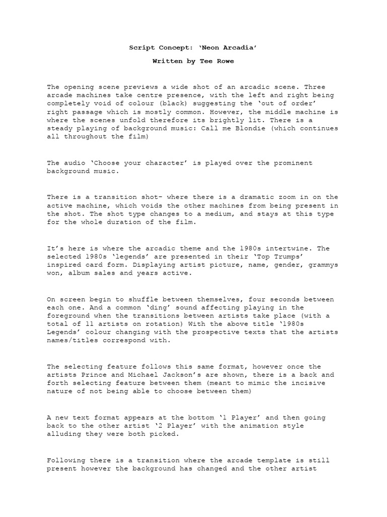 script concept 1 | PDF