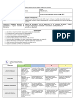 Rubrica Evaluacion Trabajo Escrito 4° B Enfermería Grupo 5.