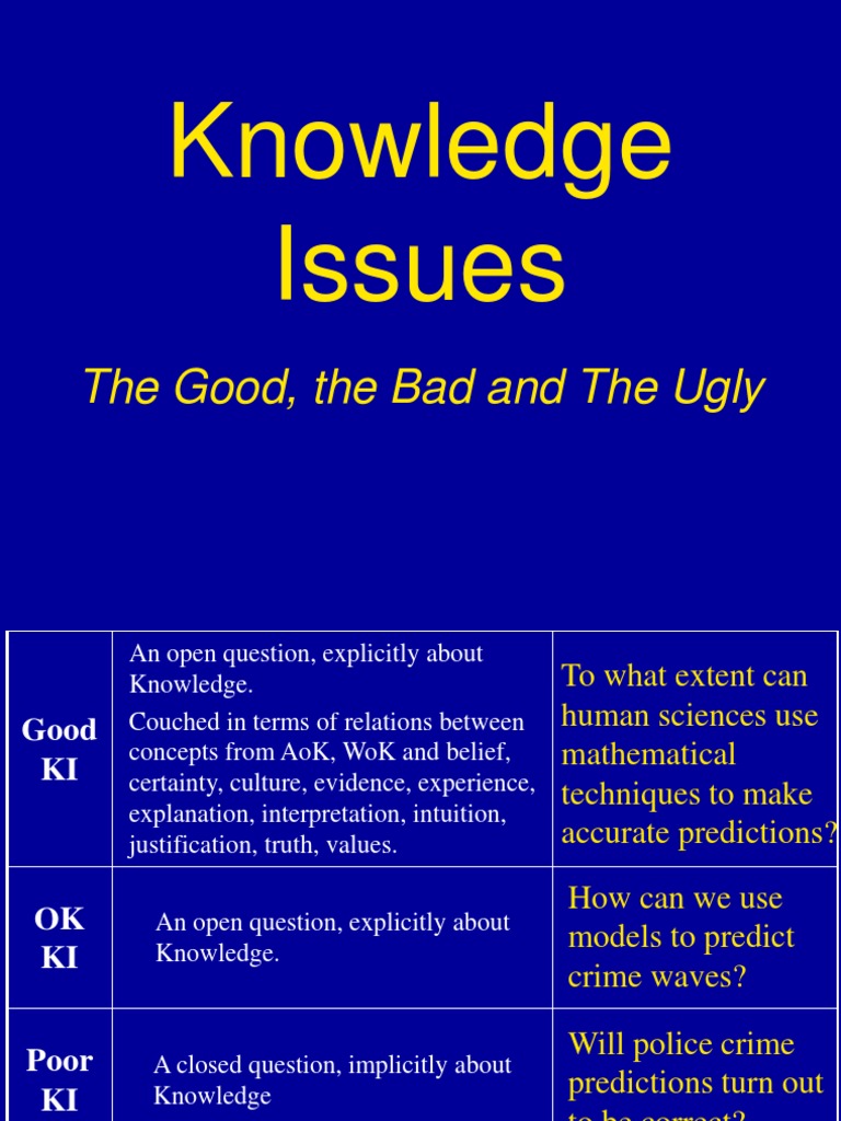 Tok presentation examples ppt 10/10 picture