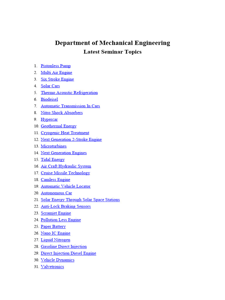 NEW SEMINAR TOPICS FOR MECHANICAL ENGINEERING 2021 visual data 5