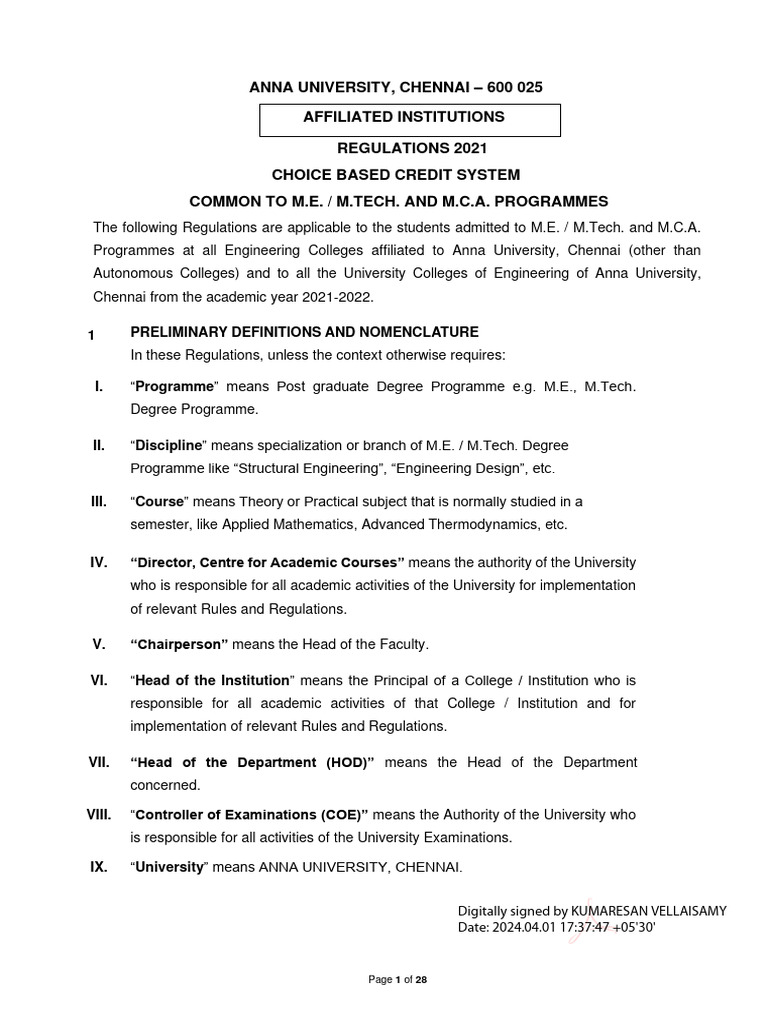 Postgraduate Programme - Academic Regulations 2021 | PDF | Thesis ...