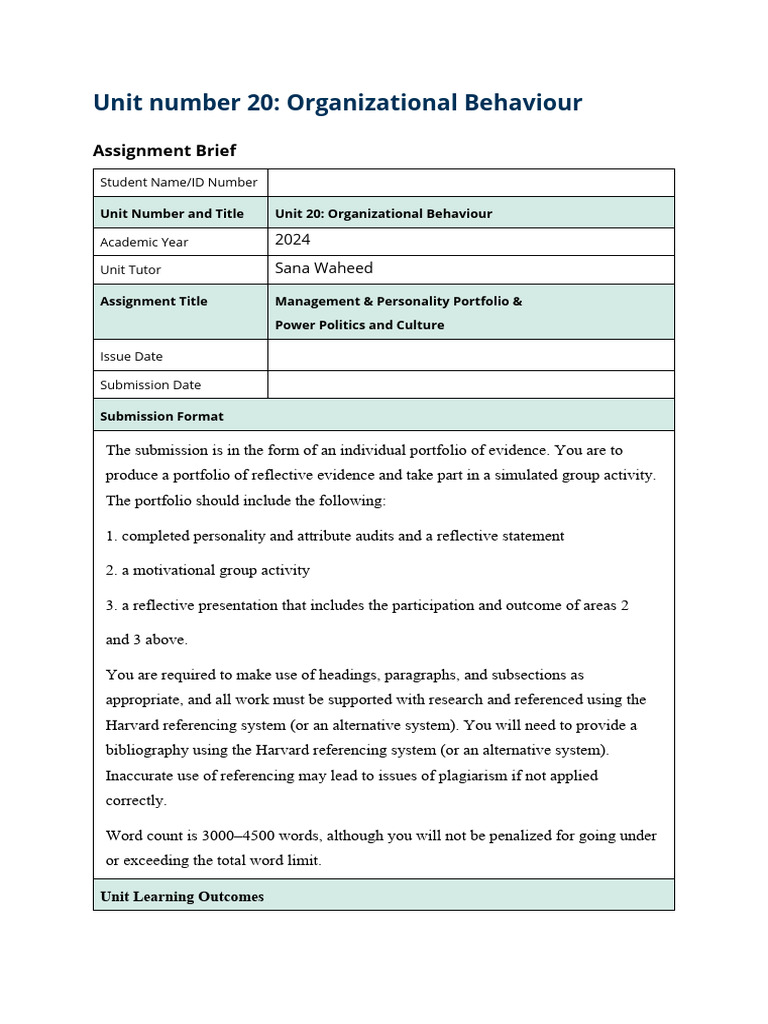 Unit Number 20 OB | PDF | Retail | Motivational
