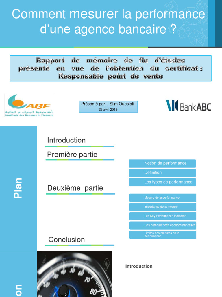 Mesurer la performance bancaire | PDF | Banques | Crédit