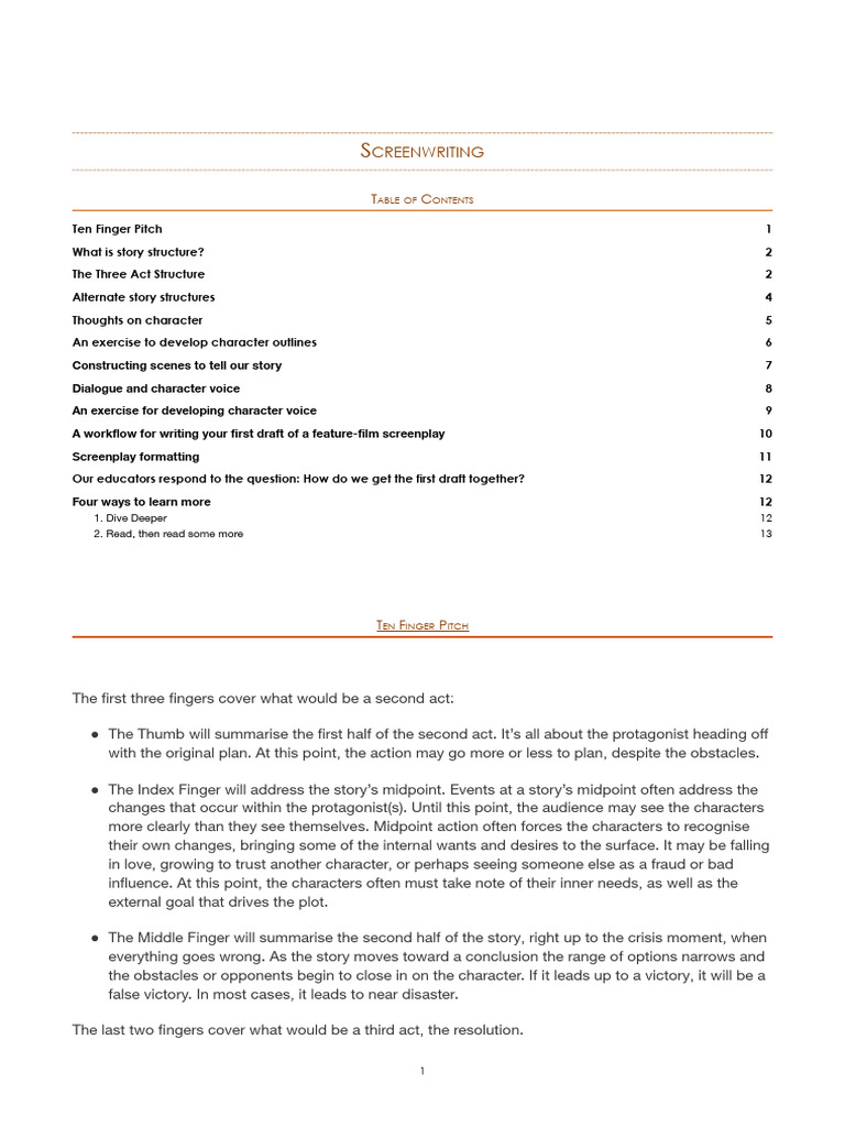 Screenwriting Course Download Free Pdf Screenplay Screenwriting