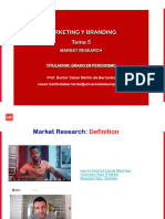 Tema 5 Marketing y Branding - Market Research