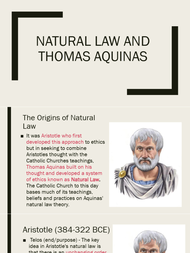 Aquinas and the Ethics of Natural Law | PDF | Thomas Aquinas | Natural Law