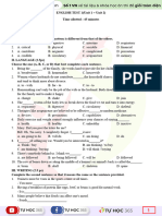 Endlish Test 10 With Answer Key