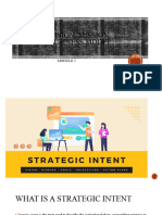 Module 2 - Strategic Intent