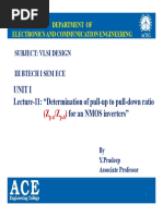 Determination of Pull-Up To Pull-Down Ratio