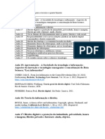 OrganizacÌ§aÌo Disciplina para o terceiro e quarto bimetre