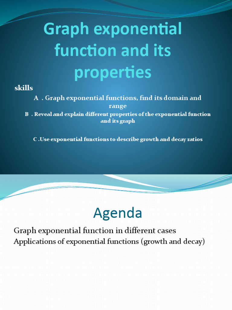 2 Graph of Exponential Function | PDF