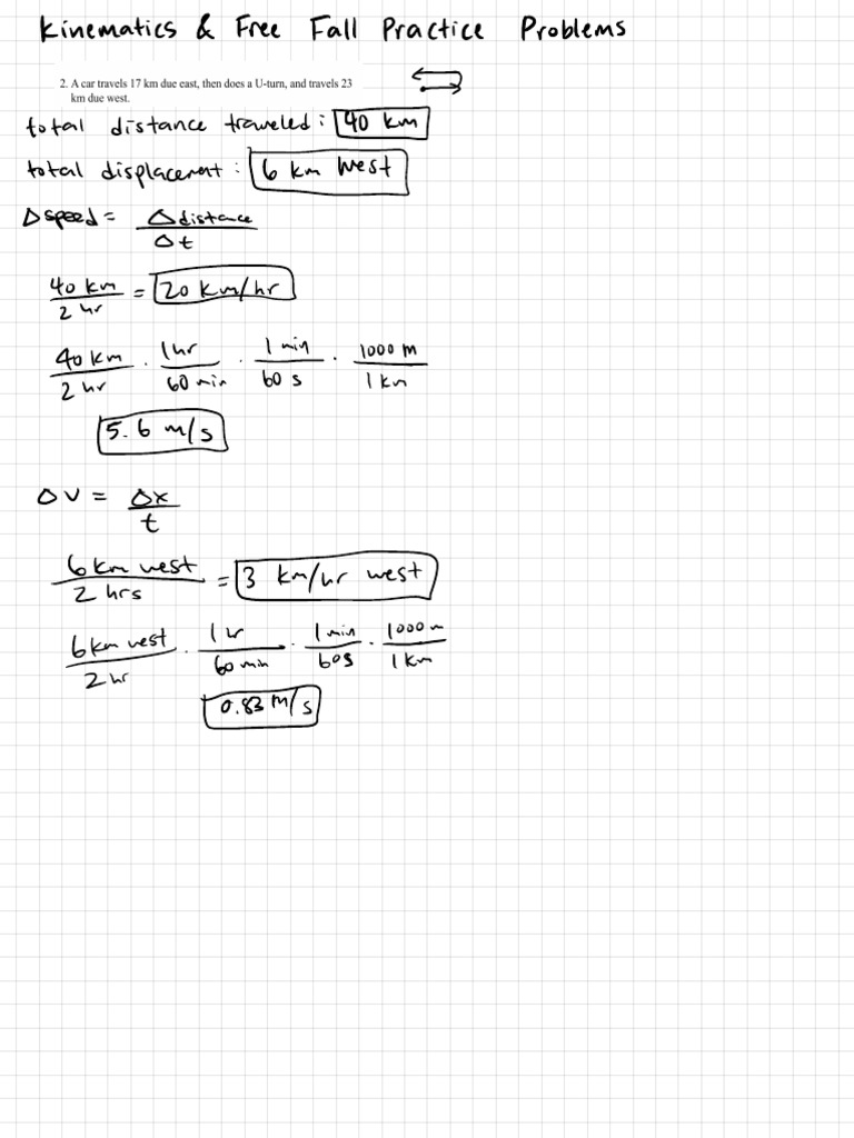 Kinematics 1 Pdf Temporal Rates Rates