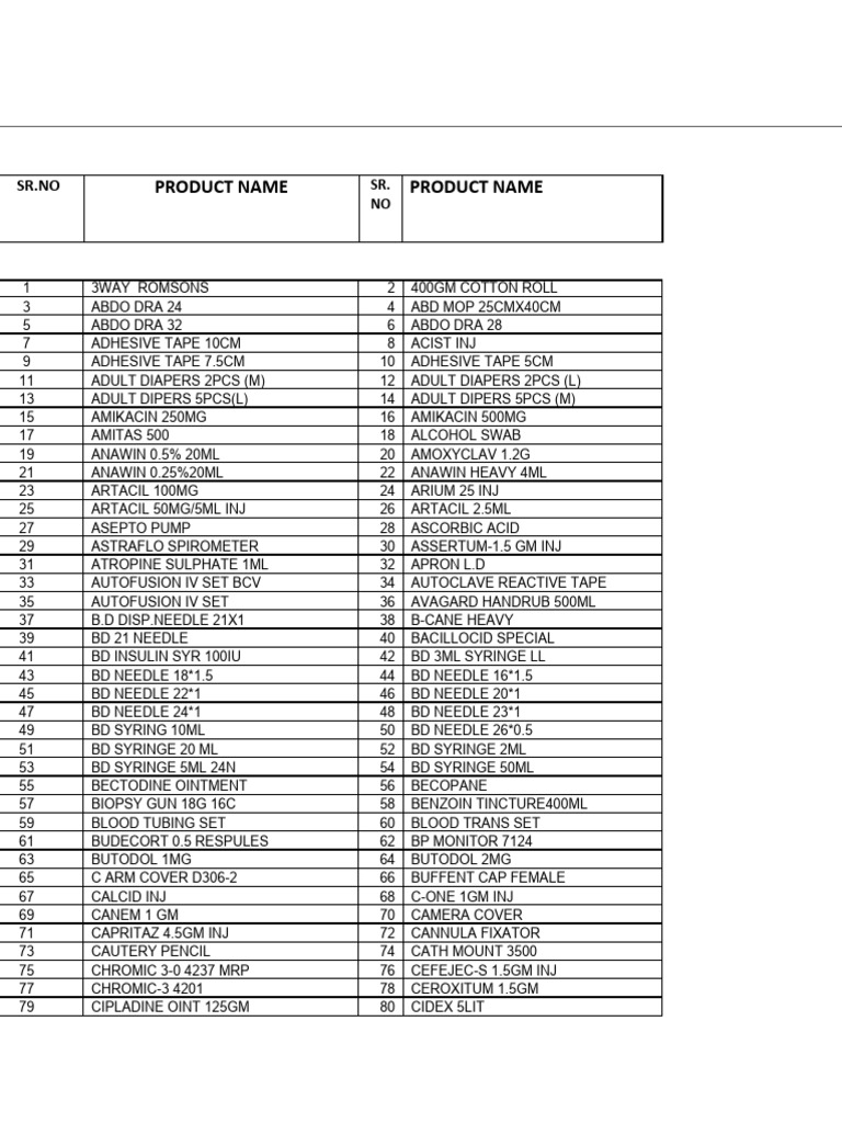 Surgical products pdf medical equipment