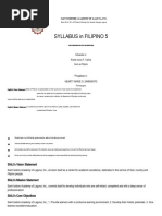 Halimbawa NG Learning Objectives Filipino | PDF