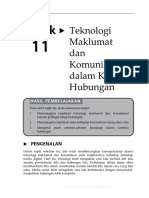 Topik 11 - Teknologi Maklumat dan Komunikasi Dalam Konteks Hubungan