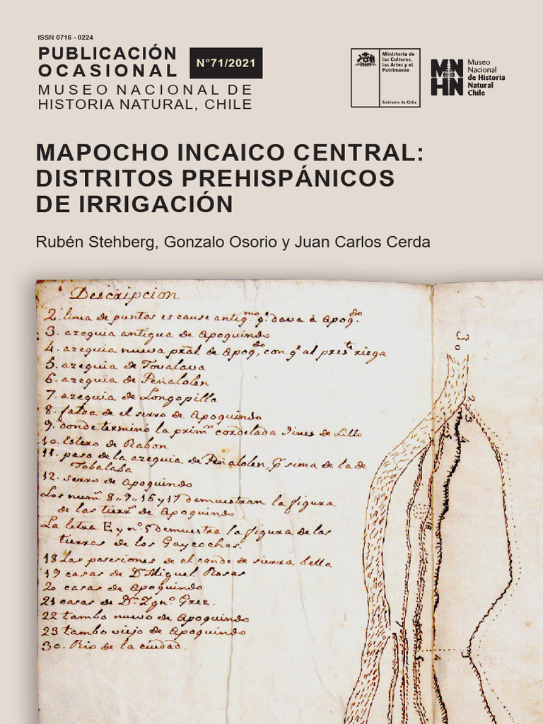 Irrigación Inca en el Valle Mapocho | PDF | Imperio Inca | Ciencias de ...