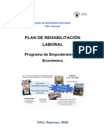 Plan de Trabajo Emprendimiento