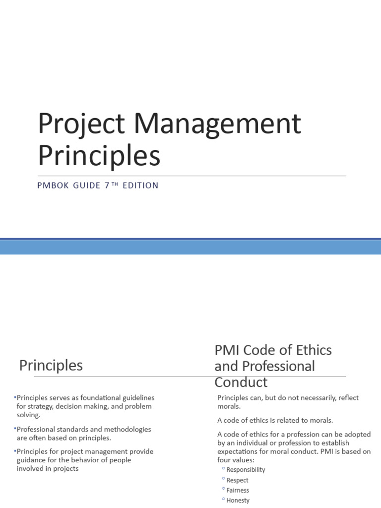 Pm Principles Pdf Leadership Psychological Resilience