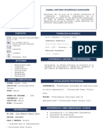 Curriculum Vitae - Rodríguez Quesquén Daniel Antonio