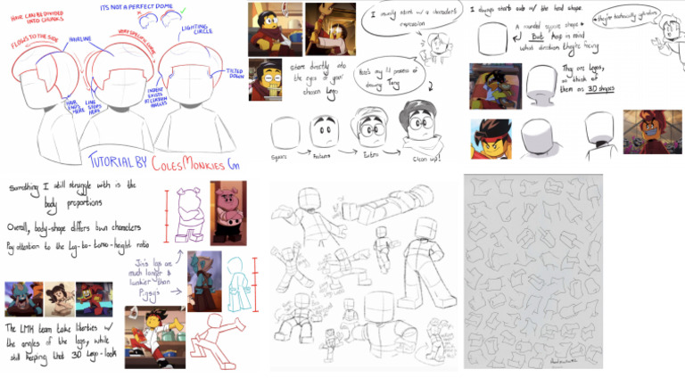 How To Draw in The Monkie Kid Art Style | PDF