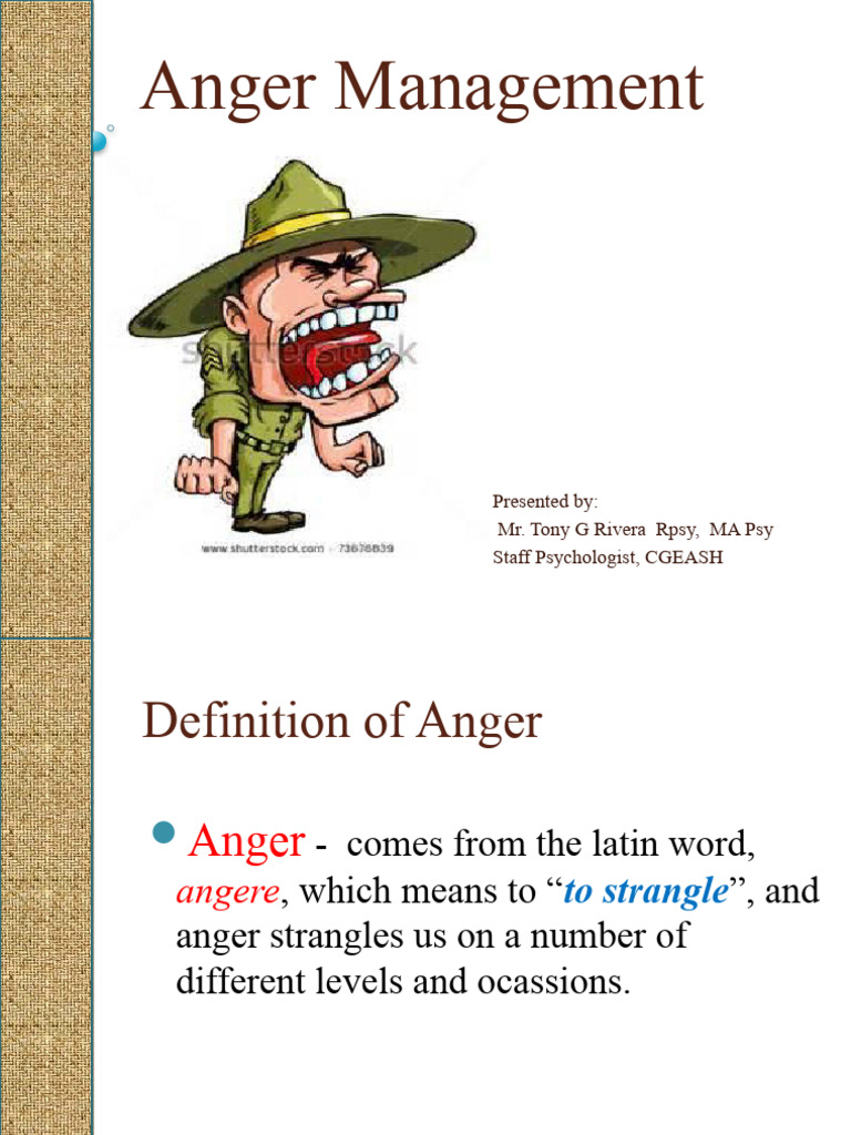 Anger Mngt 3 Pdf Anger Emotions