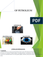 Types of Petroleum k013