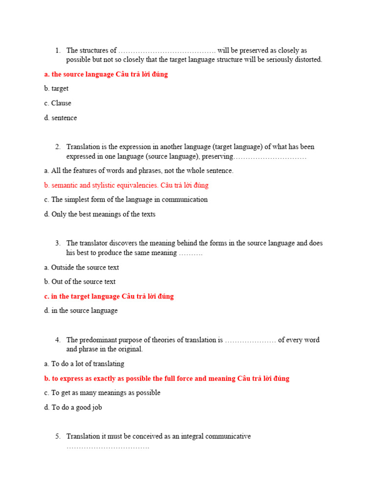 Translation Theory and Practices Explained | PDF | Subject (Grammar) | Verb