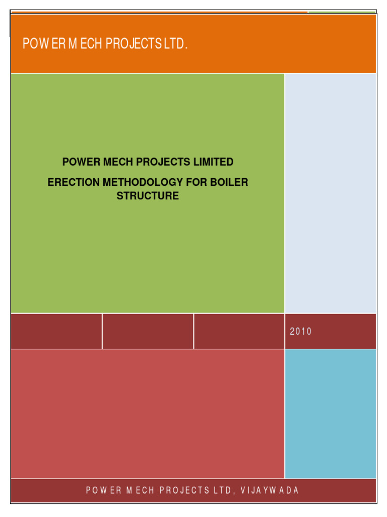 Power mech projects limited erection methodology for boiler structure