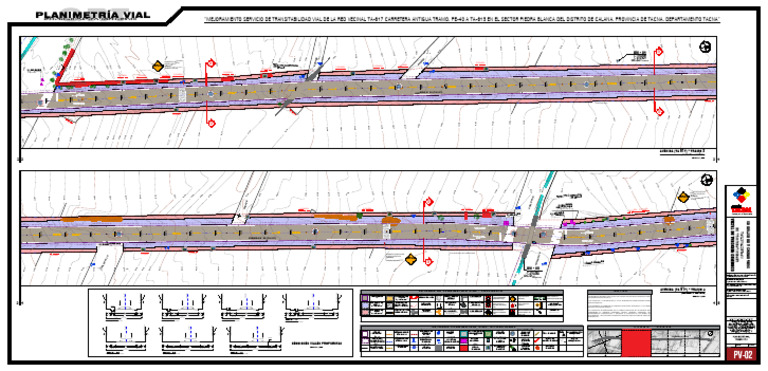 01-Planimetria Ta-617 2 | PDF | La carretera | Transporte por carretera