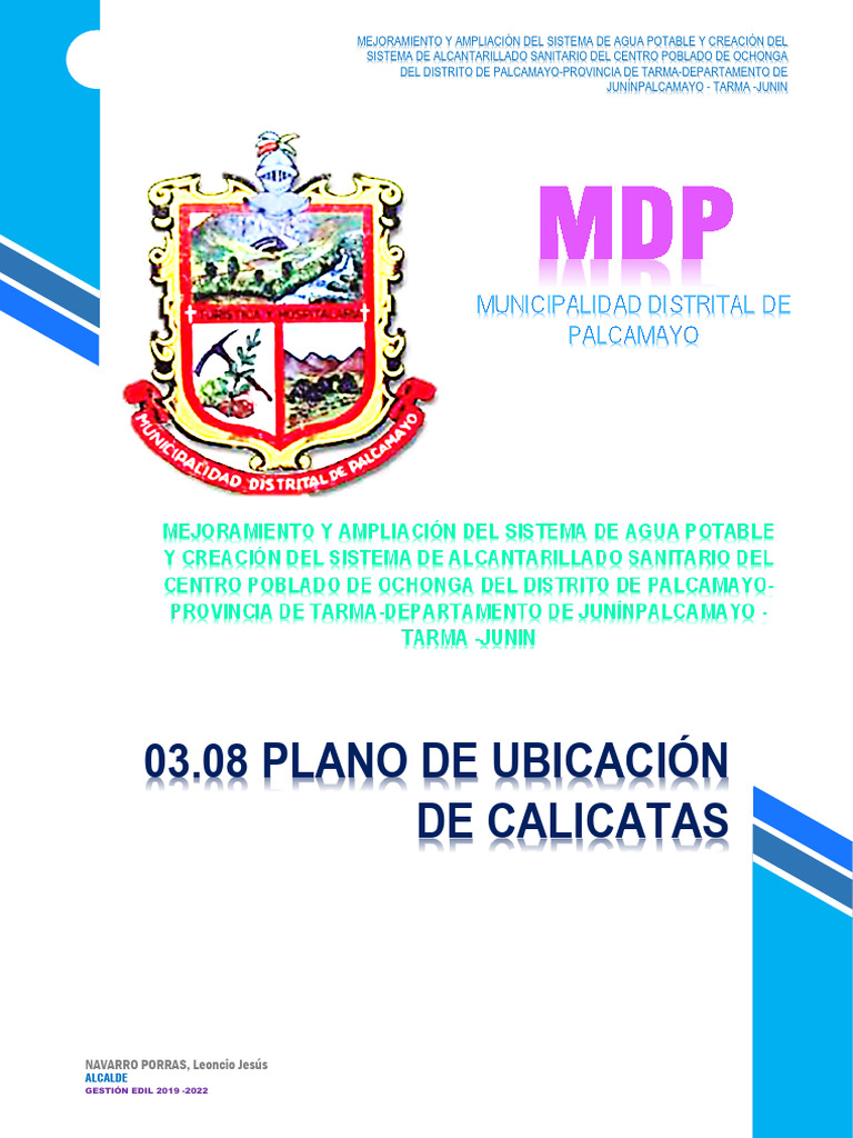 Mejoras Agua y Alcantarillado Ochonga | PDF | Suministro de agua | Agua ...