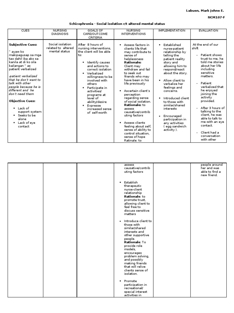 Social Isolation | PDF | Mental Health | Psychiatry Related Fields