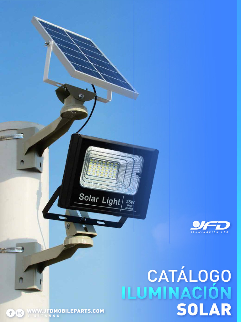 SOLAR - CATÁLOGO JFD LED 2022 | PDF | Electrodinámica | Óptica