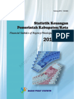 LUSIARTI Statistik Keuangan Pemerintah Daerah Kabupaten Kota 2012 2013