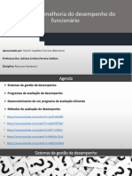 Aula Avaliação de Desempenho - Tamiris Capellaro