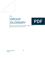 Groupal glossary 