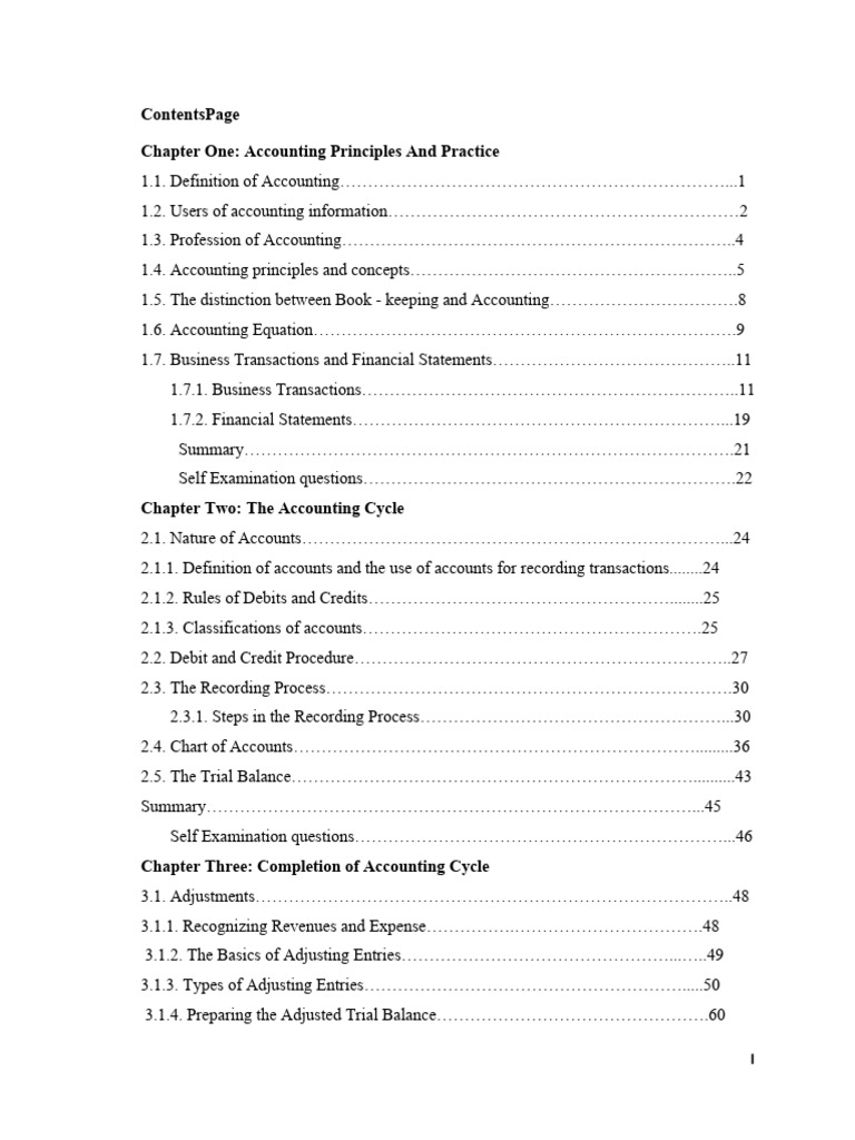 Accounting Principles and Practices Guide | PDF | Equity (Finance ...